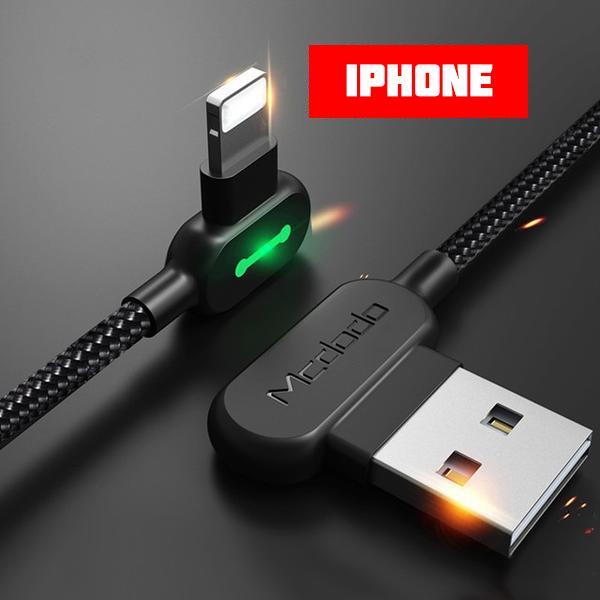 Carregador para iPhone - USB C - Micro-USB | Cabo Titã™ - LOJA DO FROIFO