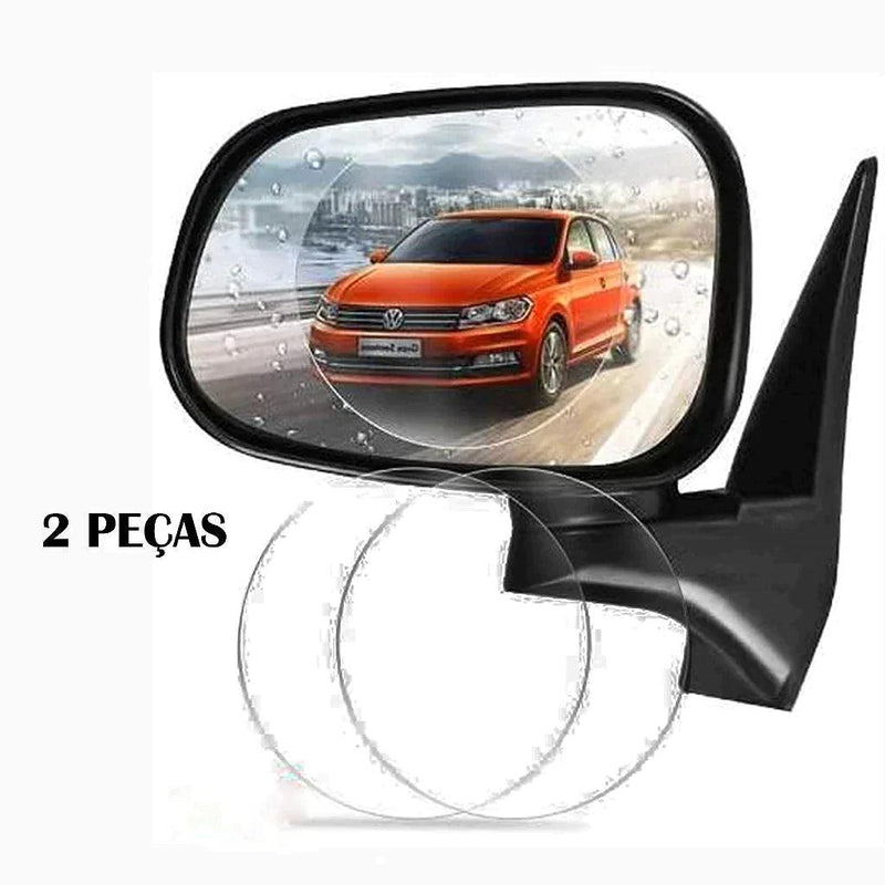 Pelicula Retrovisor Carro Anti Embaçante Respingo Chuva Kit Com 2 - LOJA DO FROIFO